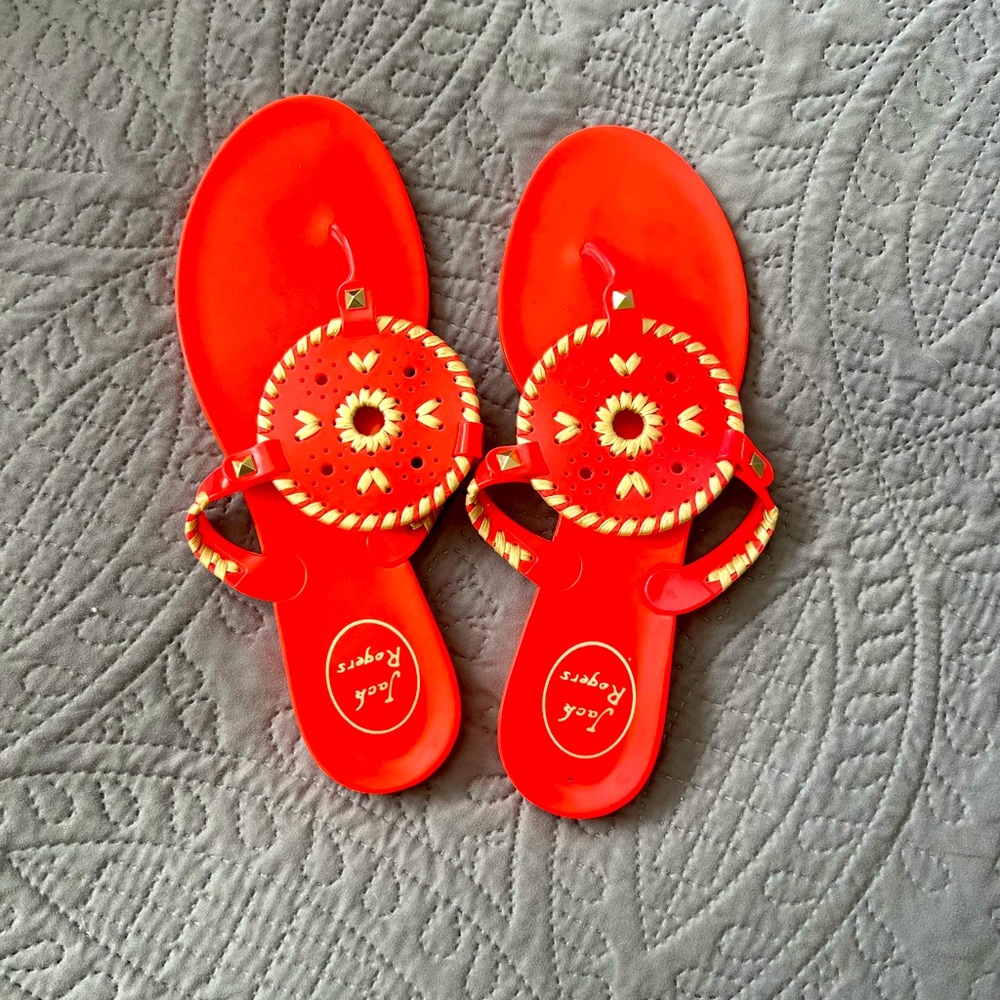 Jack Rogers jelly sandals